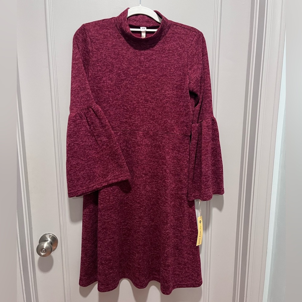 NWT Uncle Frank Burgundy Sweater Dress.